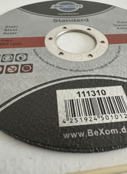 Trennscheibe 115x1 mm für Stahl,Metall,INOX und VA